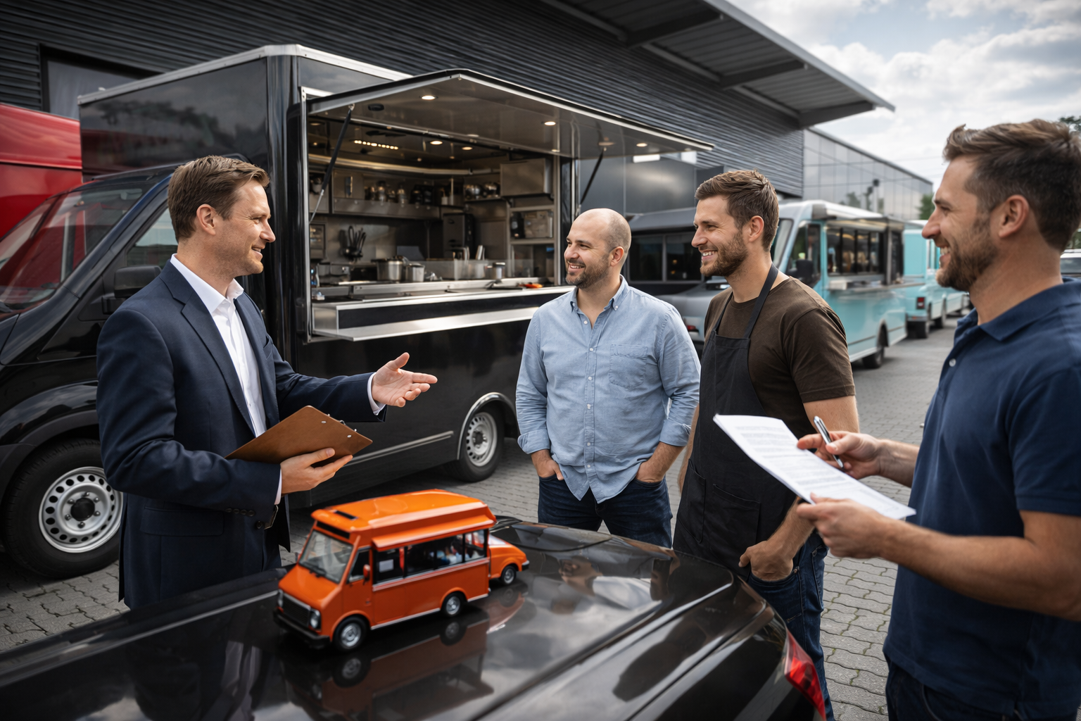 Kauf und Verkauf von Food Trucks