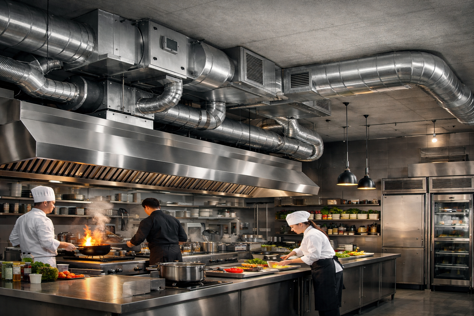 Lüftungsanlagen für Gastronomie